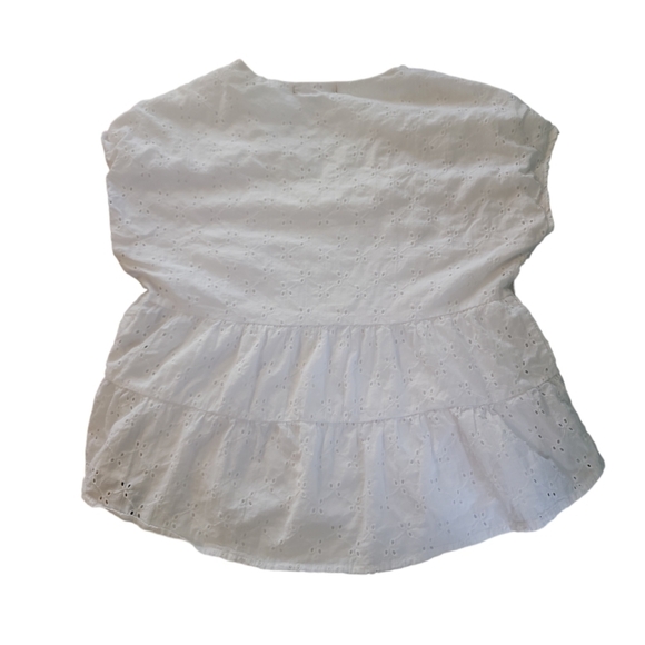 Gibson Layered Eyelet Top - Picture 2 of 3